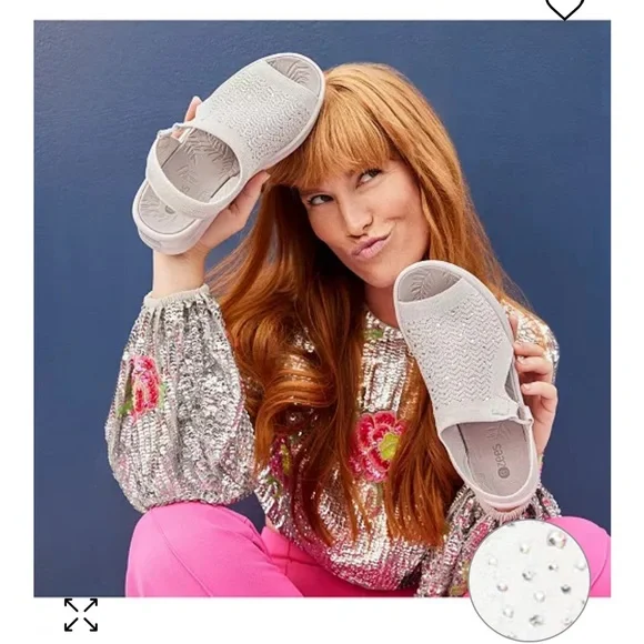 BZees washable comfort wedge in coral - Picture 2 of 8